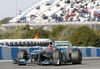 Michael Schumacher (Mercedes) Logra el mejor tiempo de la 2� Sesi�n de Test de F-1 en el Circuito de Jerez